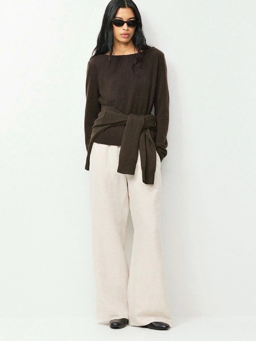 Aritzia Lodge Pant Linen Pants in Undyed Ecru Size XS/Petite NWT